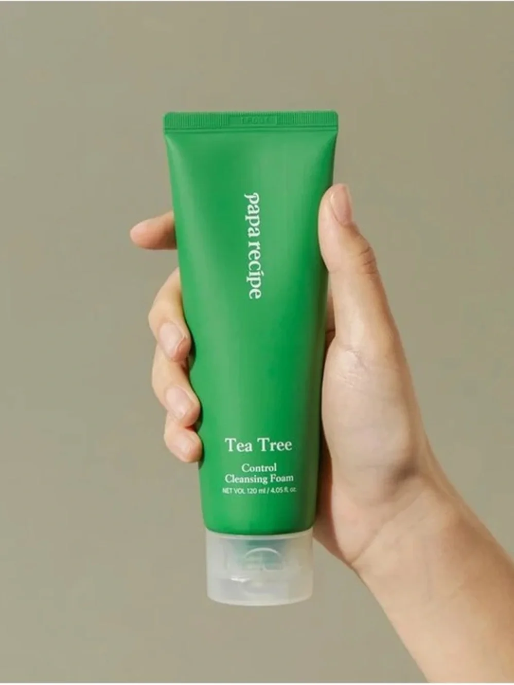 Papa Recipe Tea Tree Control Cleansing Foam, (4.05fl oz/120ml)
